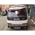 GARAGE453 Isuzu Nkr Low Dar Kupa Ön Cam Güneşliği Mika Parlak Siyah