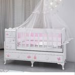 Garaj Home Alya Gold Avangart Pembe Beşik Yatak ve Uyku Seti