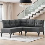 Garaj Home Lavin Köşe Takımı Antrasit