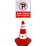 Garaj Kapısı Park Etmeyiniz Klasik Kedi Gözü Koni Seti Trafik Dubası