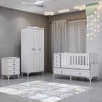 GarajHome Alya Gri Yıldız 3 Komodin Avangart Bebek Odası Takımı