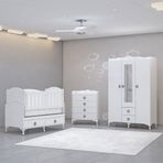 GarajHome Defne Beyaz 60x120 cm Asansörlü Bebek Odası
