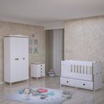 GarajHome Elegant Yıldız 3 Kapaklı Sümela Bebek Odası Takımı