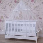 GarajHome Elit Gri 60x120 cm Uyku Seti+Yatak+Cibinlik Beşik