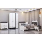 GarajHome Safir Antik Beyaz Genç Odası Takımı