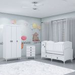 GarajHome Sude Asansörlü Yıldız 3 Kapaklı Bebek Odası Takımı