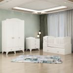 GarajHome Tuana Beyaz Avangart Bebek Odası Takımı