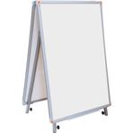 Garanti 40X55 cm Çift Taralı Teleskopik Ayaklı Beyaz Yazı Tahtası