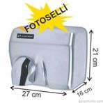 Garanti Metal 7145 İnox Saten Fotoselli El Kurutma Makinesi