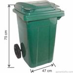 Garanti Metal 7556 Pedallı Plastik Konteyner