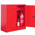 Garanti Metal Metal Kırmızı 100 cm Yangın Tüp Dolabı