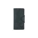 Garbalia Axel Crazy Siyah Deri Unisex Portföy Cüzdan