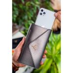Garbalia Envelope Telefon ve Bozuk Para Bölmeli Zarf Model Antrasit Kadın Cüzdan