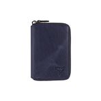 Garbalia Fargo Vintage Lacivert Deri Unisex Cüzdan