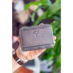 Garbalia Sydney Deri Bozuk Para Gözlü Rfid Engelleyici Unisex Cüzdan - Gri