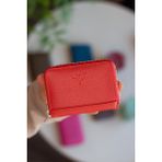 Garbalia Sydney Deri Bozuk Para Gözlü Rfid Engelleyici Unisex Cüzdan - Gül Kurusu