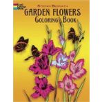 Garden Flowers Coloring Book