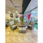 Garden İzmir Bahçe Balkon Takımı 3+1+1+Masa+2Puf