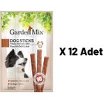 Garden Mix 3x11 gr 12'li Dana Etli Köpek Stick Ödül