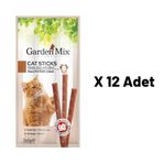 Garden Mix 3x5 gr 12'li Dana Etli Kedi Stick Ödül