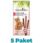 Garden Mix 3x5 gr 5'li Kuzu Etli Stick Kedi Ödülü