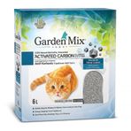 Garden Mix 513-PTGR007 6 lt Aktif Karbonlu Kokusuz Topaklanan Kedi Kumu
