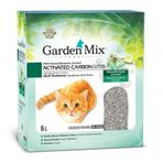 Garden Mix 6 lt Activated Carbon Parfümsüz Topaklanan Doğal Kedi Kumu