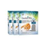 Garden Mix Aktif Karbonlu Topaklaşan 3x6 lt Bentonit Kedi Kumu