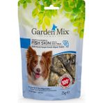 Garden Mix Balık Derisi Sargılı Kemik Köpek Ödülü 75 gr Gnzrz - 12 Adet - Renkli