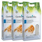 Garden Mix Bentonit Parfümsüz Kalın Taneli 3x5 lt Kedi Kumu