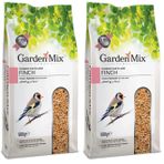 Garden Mix-Gardenmix Platin Hint Bülbülü Finch Yemi 500 gr 2li paket