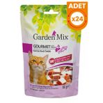 Garden Mix Gurme Düşük Yağlı Şekersiz Kedi Ödül Maması - 24 Adet 60 Gr