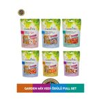 Garden Mix Gurme & Tavuk & Ton & Somon & Sushi & Kurutulmuş Balık Kedi Ödül Maması Seti 6X60 gr