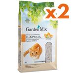 Garden Mix İnce Taneli Topaklaşan Portakallı Doğal 10x2 lt Kedi Kumu
