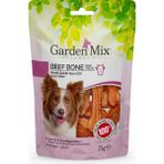 Garden Mix Kemik Şekilli Dana Etli Köpek Ödülü 75 75 gr Gnzrz - 12 Adet - Renkli