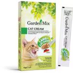 Garden Mix Kuzulu Kedi Otlu 5x15 gr Kedi Kreması