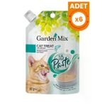 Garden Mix Somonlu Ezme Sıvı Kedi Ödül Maması - 80 Gr 6 Adet