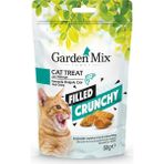 Garden Mix Somonlu Kedi Ödülü 60 gr Dolgulu Çıtır Lezzetli Ödül Yetişkin Kediler İçin