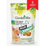 Garden Mix Somonlu Ve Ördekli İçi Dolgulu Kedi Ödül Maması 60 Gr X 3 Adet