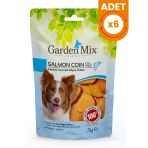 Garden Mix Somonlu Yuvarlak Köpek Ödülü - 6 Adet 75 Gr