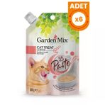 Garden Mix Tavuk ve Karides Ezme Sıvı Kedi Ödül Maması - 80 Gr 6 Adet
