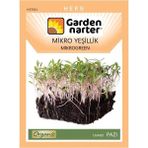 Garden Narter Mikro Yeşillik Için Microgreen Organik Bazik Pazı Tohumu 17 gr 1700 Tohum - 1 Paket