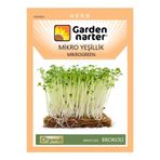 GARDEN NARTER Mikro Yeşillik Için Microgreen Organik Brokoli Tohumu Mikro Filiz Tohumu 500 Tohum