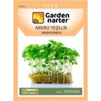 Garden Narter Mikro Yeşillik Için Microgreen Organik Yeşil Fesleğen Tohumu 3,2 gr 1200 Tohum - 1 Adet
