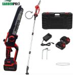 Garden Pro Gardenpro VST9C202 Lityum Akülü Uzatma Aparatlı Budama Testeresi - Kırmızı - Siyah