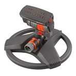 GARDENA 84-BZMX ZoomMaxx - 2400 Ft2, Esnek, Sızdırmaz ve Hassas Sulama için Ağırlıklı Tabanda Tamamen Ayarlanabilir Fıskiye, Her Hortum Markasıyla Uyumlu, Almanya'da Üretilmiştir