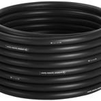 Gardena Yağmurlama sistemi döşeme borusu: Gardena fıskiye sistemi ve boru hattı için merkezi besleme hattı, alt ve üst zemine döşenebilir, dış çap 25 mm, 50 m rulo (2701-20), siyah