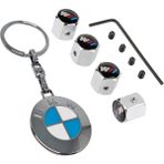 Gardenauto Bmw 3m Logolu Sibop Kapağı Krom Alyanlı Model ve Mineli Anahtarlık