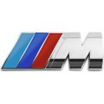 Gardenauto Bmw 3m Paslanmaz Metal Bagaj Arma Logo - Krom - 8 x 3 cm