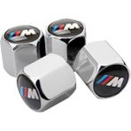 Gardenauto Bmw Sibop Kapağı Alüminyum 4 Adet (Ithal Ürün) - M3 LOGO - Gümüş
